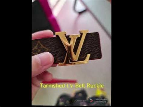 diy tarnished lv belt